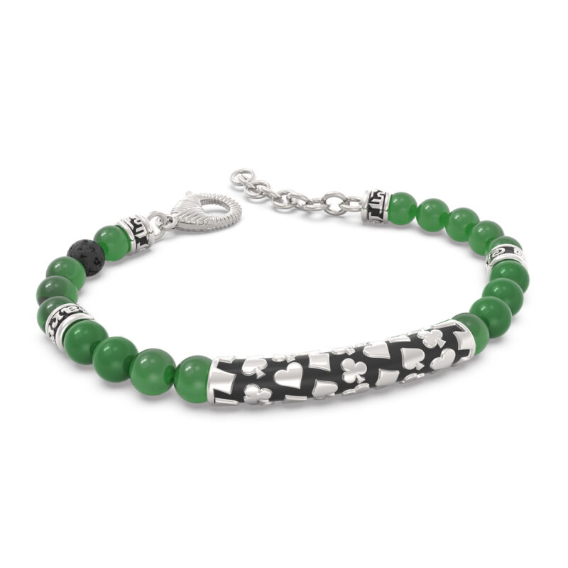 Bracciale Las Vegas Agata Verde